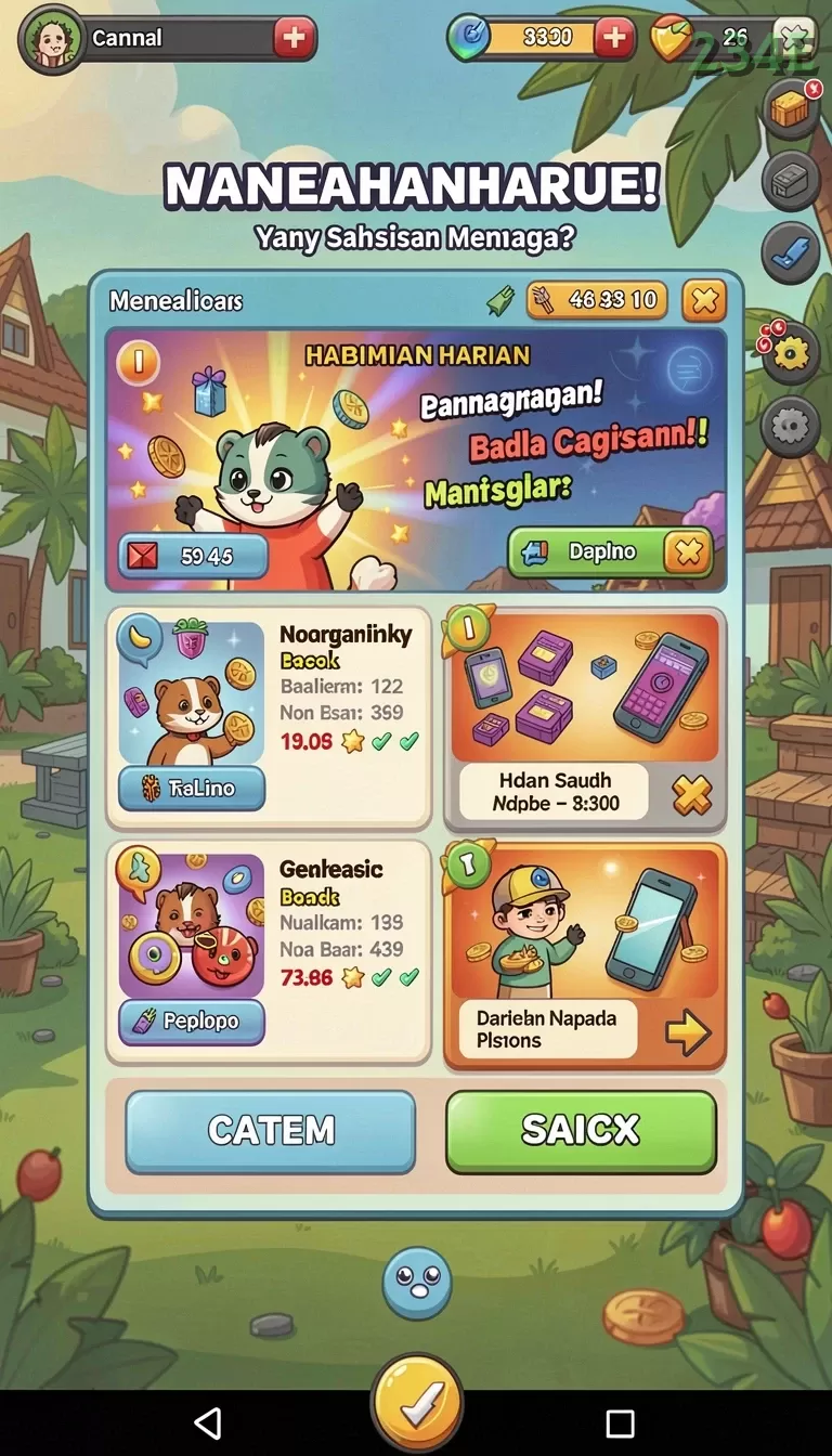 Cuplikan layar TALAS89 — aktivitas