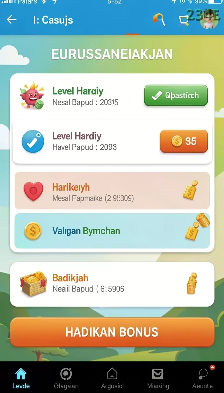 Cuplikan layar SUNGAITOTO — menu navigasi